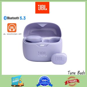 JBL Tune Buds - True Wireless Noise Cancelling Earbuds JBL Pure Bass Sound Bluetooth 5.3 4 Microphone Technology Clear Communication Battery Life of up to 48 Hours Waterproof and Dustproof