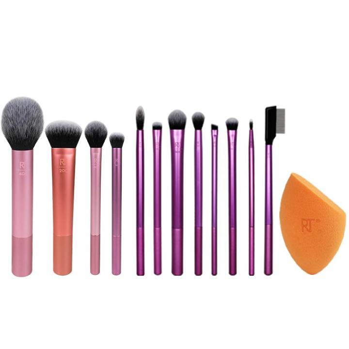 Real Techniques | Bộ cọ trang điểm sợi lông tự nhiên đầy đủ các bước ...