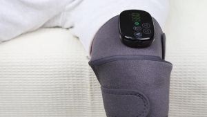 Hailicare | Electric Multifunctional Knee Massager with Heating And Vibration LED Light Joint Brace for Leg Muscle Relaxation And Blood Circ