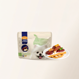 MYFOODIE | Duck Meat and Pear Chicken Dry Treats for Small and Medium Puppies Training and Teething