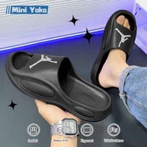 Sandal Pria Slip On Motif Kekinian Import Eva Distro Selop Keren Sendal Karet Pria Kuat Murah Nyaman 2025