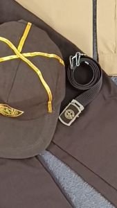 Setelan Seragam Sekolah Pramuka Laki-Laki Panjang SD Kelas 1-6 Topi Siaga