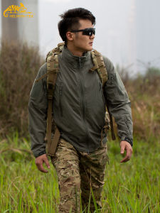 Helikon Lightweight Cavalry Soft Shell Jacket Mens Waterproof Tactical Coat Spring Autumn Windbreaker Outerwear