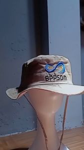 Topi Rimba Dewasa & Bucket Hat Bordir Nama