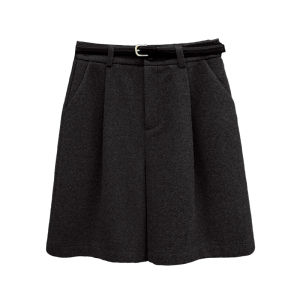 PIAOYA | High Waist Outwear Leg Slimming Wide Legged Pants For Short Women Autumn Winter