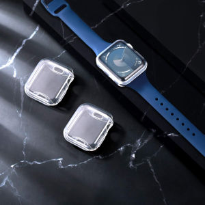 เคสสำหรับ Apple Watch Series 9/8/7 IWatch Series SE/6/5/4 ปกป้องหน้าจอ 44มม. 40มม. ฝาครอบเคส TPU รอบด้าน 41มม. 45มม. สำหรับ 38มม. 42มม. ซูมพิเศษ อัลตร้า2/อัลตร้า49มม. สำหรับ Apple Watch