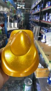 สีมูกทองไดมอนด์ SKM-12 สีทอง สีพ่นรถยนต์ 2K สีพ่นรถมอเตอร์ไซค์ สีพ่นรถบรรทุกสิบล้อ สีพ่นรถการเกษตร เพื่อใช้ประสบการณ์ในการเก็บรองพื้นด้วยสีขาวก่อนพ่นสีนี้นะคะ