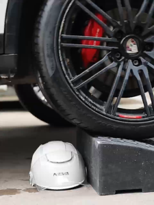 Anak หมวกกันน็อกครึ่งใบ 2 เลนส์ ปรับไซส์ได้ พร้อมสปอยเลอร์ สำหรับผู้ชายและผู้หญิง