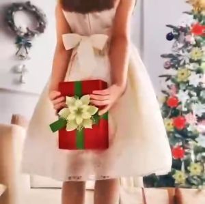 Christmas Flower Various design Christmas flowers Artificial Flowers christmas tree decoration PartyDIY