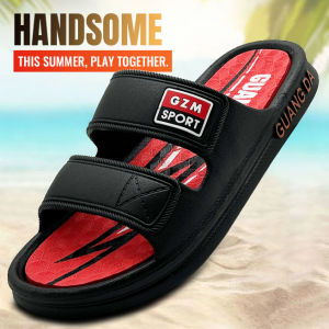 รองเท้าแตะผู้ชายในร่ม รองเท้าแตะกลางแจ้งคู่ นุ่มหนาแต่เพียงผู้เดียวลื่นสุภาพสตรี รองเท้าแตะ