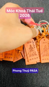 ⭐TẾT 2026⭐ Móc khóa Thái Tuế 2026 bằng gỗ  dành cho 5 con giáp TÝ - SỬU - MÃO - NGỌ - DẬU
