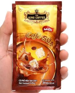 Cà Phê Sữa hòa tan 3 in 1 KING COFFEE - Hủ 720g (30 gói x 20g)