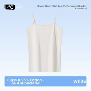 UPcosy | Pure Color Cotton Slim Fit Tank Top Plus Size Black White