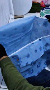 Storage Box Lipat Organizer Only 3 Size Motif Bunga Tempat Penyimpanan Baju Multifungsi -XZ-5