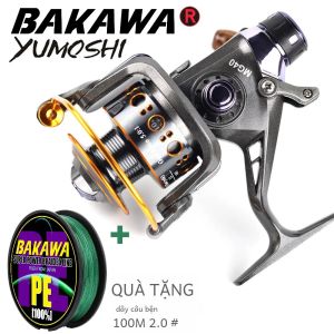 Máy Câu Cá Quay Tay Thiết Kế Phanh Kép Siêu Bền Bánh Xe Thả Mồi Câu Cá Chép Kim Loại MG Sử Dụng Được Cho Cả Tay Trái Và Tay Phải Tỉ Số Truyền 5.2:1 Dùng Cho Biển Sông Hồ