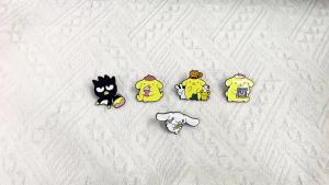 Sanrio | Cute Cartoon Big-Eared Dog Character Metal Badge Alloy Brooch Accessory Enamel Pin Collectible Badge
