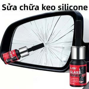 Dung Dịch Sửa Kính KJM Dành Cho Kính Chắn Gió Ô Tô & Sửa Vết Nứt Màn Hình Điện Thoại Kèm Bộ Dụng Cụ Chăm Sóc Xe Bằng Nhựa Và Nhựa Resin Miễn Phí