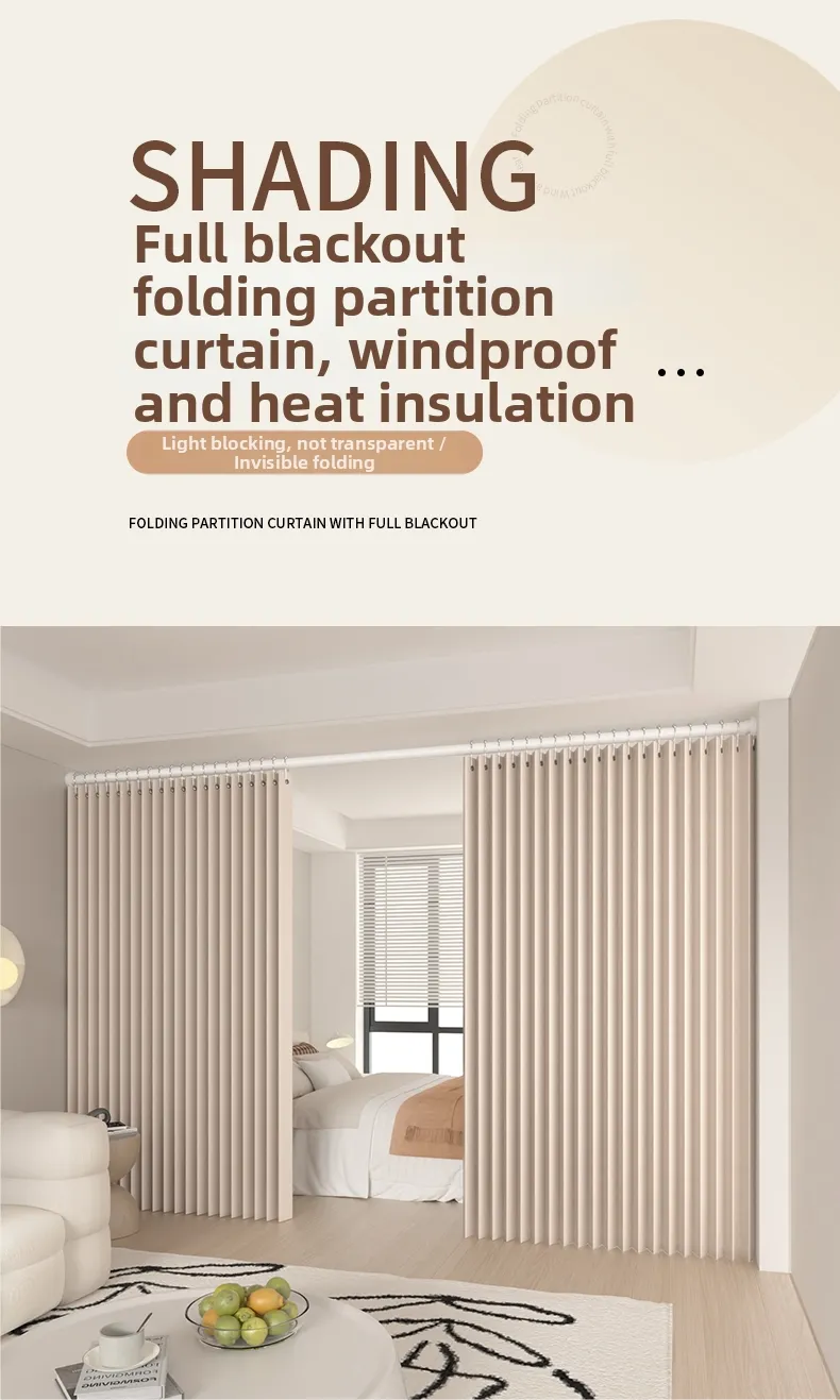 Foldable Hidden No-Drill Partition Curtain | Lazada Philippines