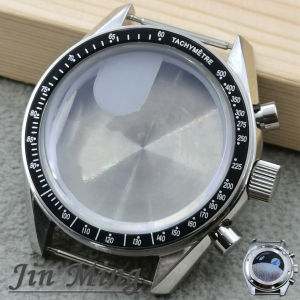 High Quality VK63 Case 39.7mm Moonswatch Metal Case Chronograph Case Bezel VK63 Fashion Business Watch Sealed Back Moon Watch