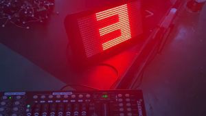 Manila Stock!can show English letter/ LED stage light DMX Control 1000w RGB full color/atomic Led strobe light led for dj club party stage