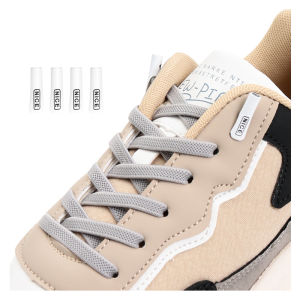 24 Colors Flat Shoelaces Elastic No Tie Shoe Laces For Sneakers Suitable For All Shoes Accessories Lazy Shoe Lace Metal button