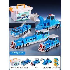 FUZAO | Educational Magnetic Robot Transformer Toy for Children 3-6 Years Old