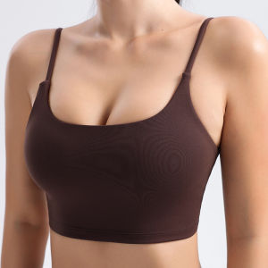QYUED | Narrow Straps Simple Sports Bra Concentrated And Back Beauty