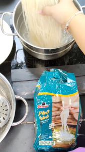 Bún tươi khô Shammi túi 400g (bún tươi sấy khô hàng xuất khẩu không chất bảo quản không hàn the)