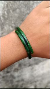 Gelang Pria Akar Bahar Tali Arus Warna Hijau Minimalis