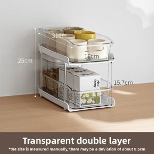 LANJIAOLUO | Multi-Level Kitchen Storage Rack for Tabletop