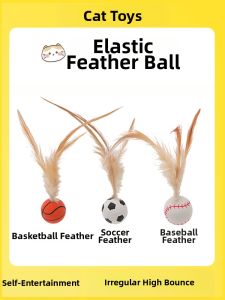 VOA | Interactive Cat Toy Feather Ball for Kittens