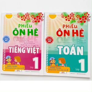 Sách Phiếu ôn hè Toán lớp 1