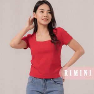 RIMINI - Atasan Basic Wanita Square Neck Size XS-3XL - Avela Top 522448