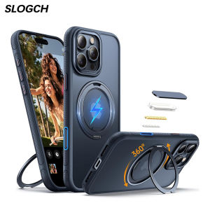 360 ° Từ đế dạng nhẫn vỏ điện thoại Cho iPhone 17 Không Khí 16E 15 14 13 Pro Max Cộng Với Cho Magsafe viền khung TPU mềm + Cứng Ốp lưng cho iPhone 17 Pro Max chống sốc dùng trong quân sự Vỏ bảo vệ Với Máy Ảnh Nút