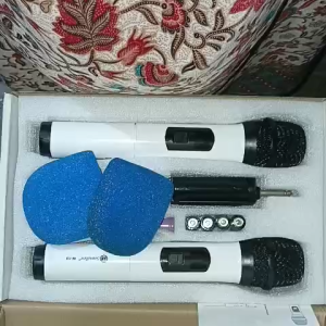 H32 SOUNDBEST W 10 W10 SOUND BEST Microphone Wireles Resiver Mini MIK MIC MIX DUAL SEPASANG 1 SET KARAOKE VOKAL VOCAL WIRELESS AUDIO MIKROPON MIKROFON UHF LED DIGITAL UNIVERSAL MICROPHONE PRO PROFESIONAL DJ MC SINGER Deskripsi MIC WIRELESS SOUNDBEST W10