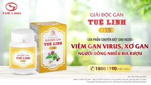 Giải độc gan Tuệ Linh Plus lọ 60 viên – Gấp đôi hàm lượng tác dụng toàn diện cho người viêm gan virus xơ gan men gan cao