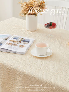 Luxury Cotton Linen Tablecloth For Tables