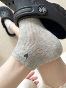 JIFANPAUL | Summer Thin Breathable Cute Sweet Embroidery Socks