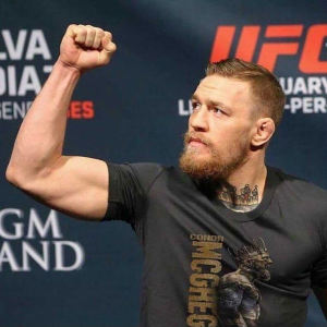 Mouth Cannon Conner McGregor Summer Short-Sleeved T-shirt Mens Pure Cotton Tiger Fighting Thai Boxing MMA Kuchao