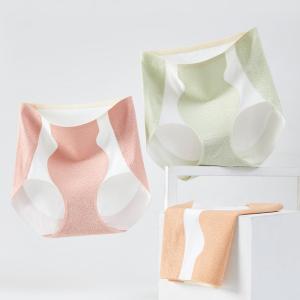 High-waisted High Elastic Patterns no trace  ladies briefs