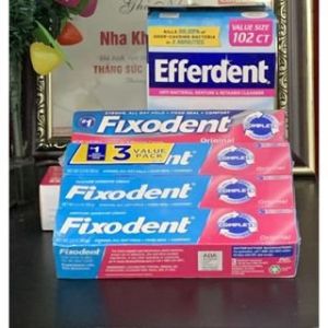 (Mẫu Mới) KEO DÁN HÀM RĂNG GIẢ FIXODENT 68g