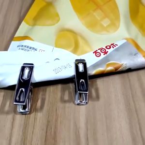 Jepitan Jemuran Stainless Steel Anti Karat Multifungsi / Jepitan Baju Kertas Serbaguna / Jepit Foto Besi Klip Jepit Baju Import J22