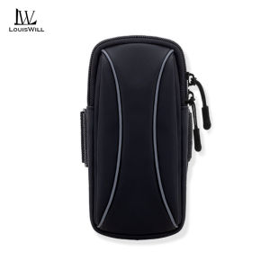 LouisWill Sports Armbands Wrist Bag Fitness Reflective Arm Bag Pouch Bag Sport Bag Running Arm Bag Waterproof Mobile Phone Bag for Outdoor Sport Exercise Workout Running
