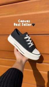 Kingbest "FREE BOX" (Size 36 - 41) Aerin Sepatu Wanita Canvas Bertali Fashion Import Korea 9178