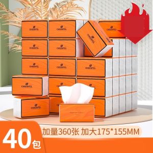 Affordable Large Pack Drawstring Paper Towels Home Use Hygienic Box Kitchen Hand Drying Napkins Whole Case Air Cushion