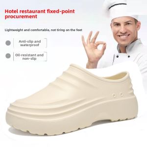 JIFANPAUL | Summer Breathable Thickened Slip-Resistant Waterproof Durable Kitchen Shoes