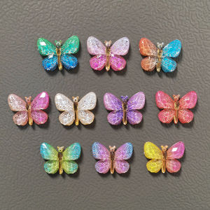 5/10Pcs Multi Colors Butterfly Fridge Magnets Home Office Kitchen Refrigerator DIY Decoration Ornaments