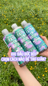 Combo Tắm-Gội-Xả Faith In Nature Hoa Oải Hương & Phong Lữ Thư Giãn Cân Bằng 400ml/chai