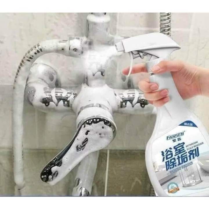 Dung dịch tẩy rửa nhà tắm, vòi inox, cặn canxi nhà tắm Fansen 500ML