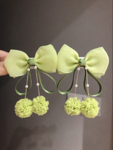 Spring Summer Childrens Ancient Style Hair Accessories Girls Butterfly Knot Pendant Hair Clip Toddler Girls Hanfu Headwear